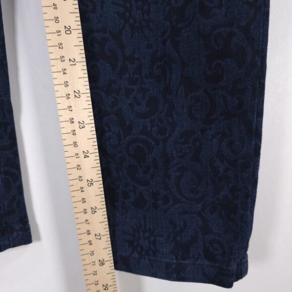 Soft Surroundings Jean Leggings Jegging‎ Floral Capsule Casual Minimal MEDIUM - Picture 6 of 8